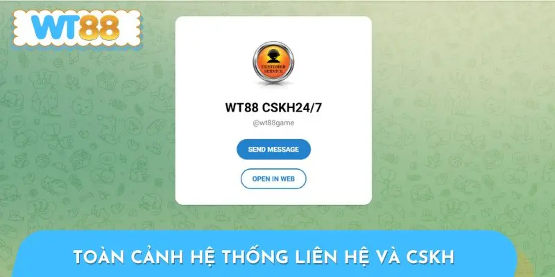 Toàn cảnh hệ thống liên hệ và CSKH 