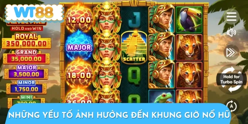 Một vài yếu tố có ảnh hưởng trực tiếp đến khung giờ trúng hũ